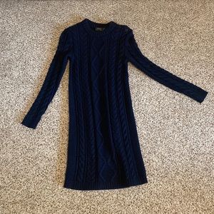 Navy blue Polo Ralph Lauren sweater dress